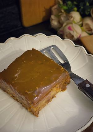 صورة لوصفة بسبوسة بالمربى