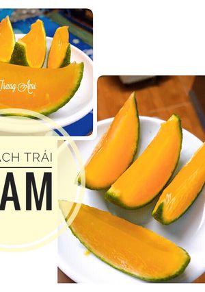 Hình của món Ăn dặm - Thạch trái cam.
