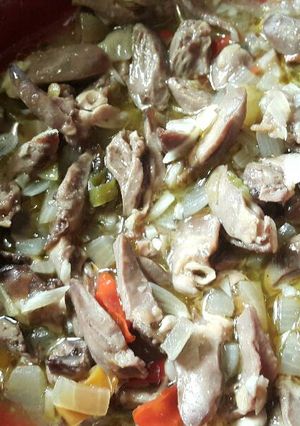 Foto resep Tumis Jantung Ayam Bawang Bombay