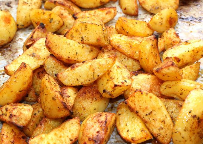 Fűszeres sült krumpli recept foto