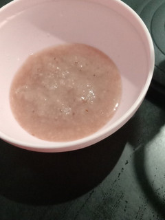 Foto resep Mpasi 6bln, bubur lembut beras merah
