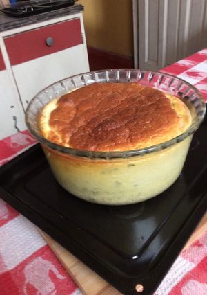 Una foto de Soufflé de atún#huevo