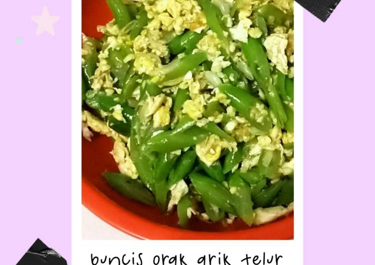Buncis orak arik telur