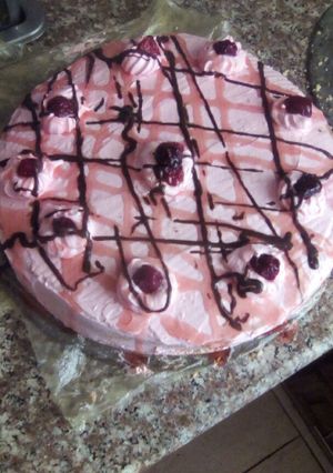 صورة لوصفة كيكة بالكريم