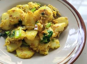 Gambar Nasi Impit Goreng Telur