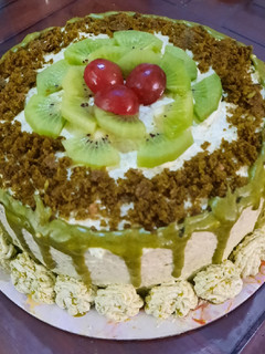 Foto resep Matcha Fruit Cake