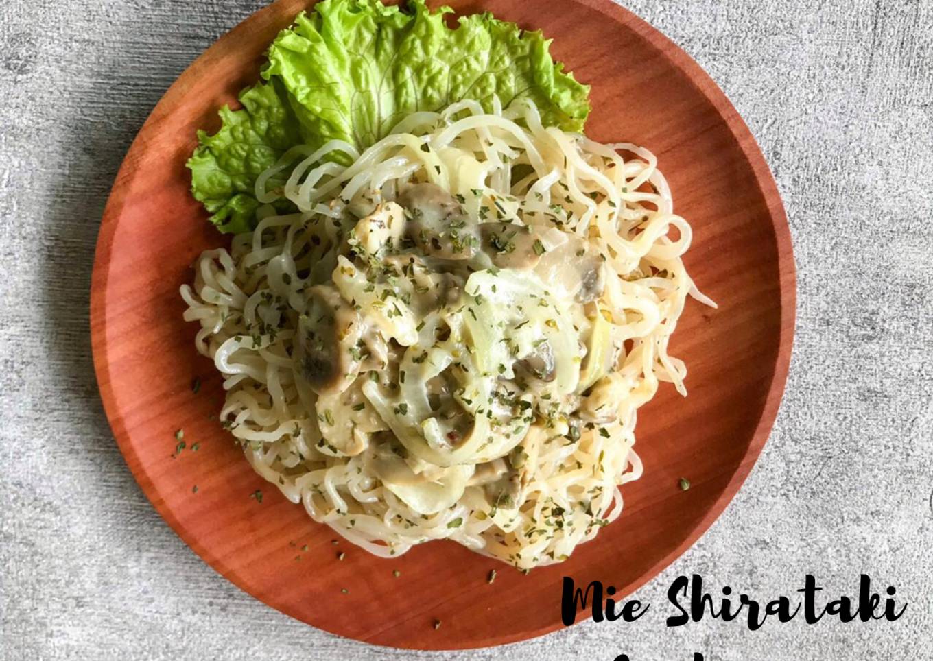 Mie Shirataki Carbonara