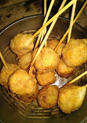 Foto resep Pentol goreng isi telur puyuh tanpa daging