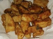 Una foto de filetes de corvina