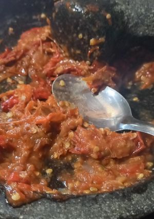 Foto resep Sambal terasi ceceromed