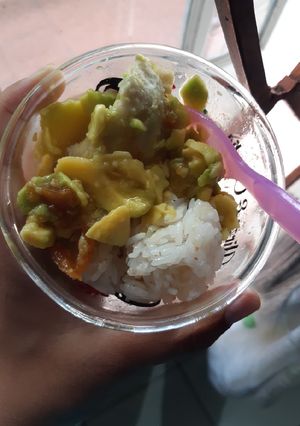 Foto resep Alpukat mix Ketan