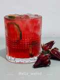 Es Bunga Rosella Jeruk Purut