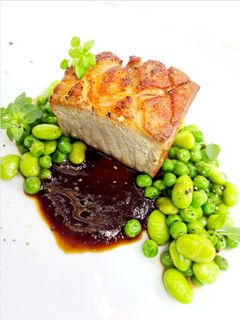 Una foto de Lomo de cerdo con salsa teriyaki