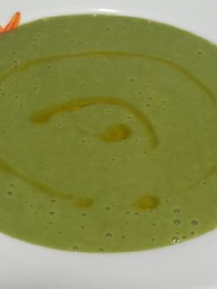 Una foto de Crema de espinacas