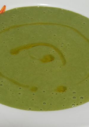 Una foto de Crema de espinacas