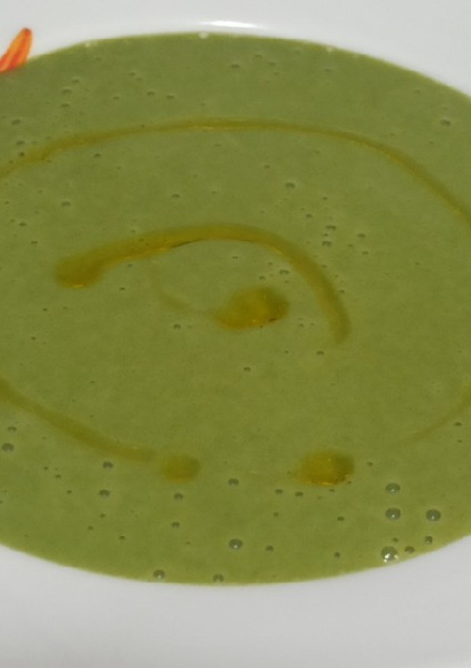 Una foto de Crema de espinacas