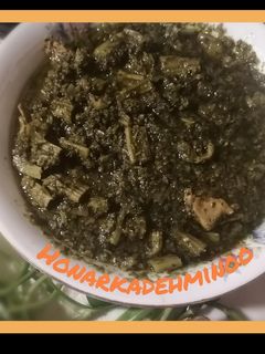 عکسی از دستور خورش کرفس