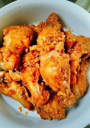 รูปของ ไก่งากรอบรสลาบสไปซี่