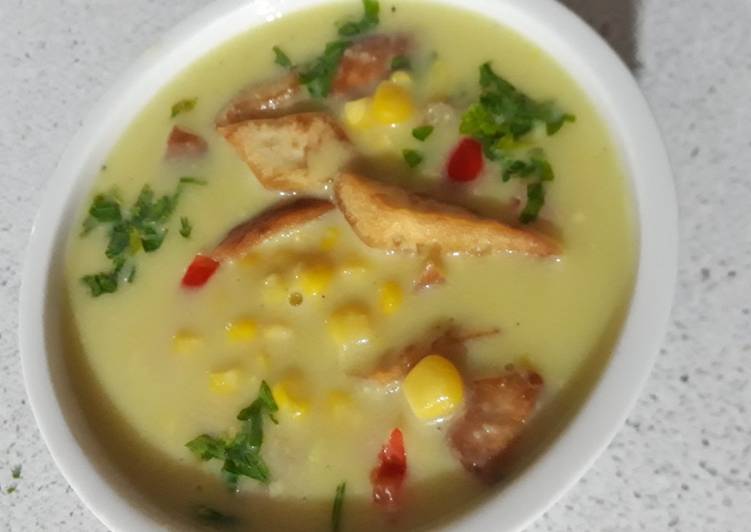شوربه الذره