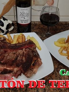 Una foto de Chuletón de ternera a la plancha