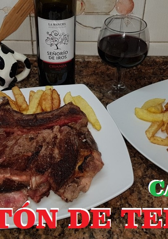 Una foto de Chuletón de ternera a la plancha