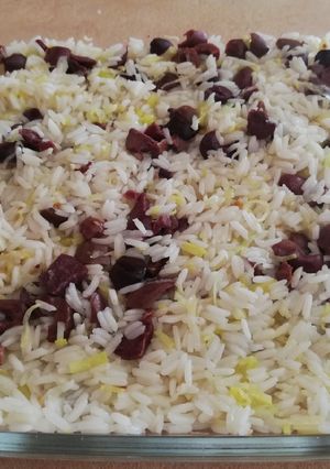 Olívás sült rizs recept fotója