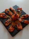 Carpaccio de salmón