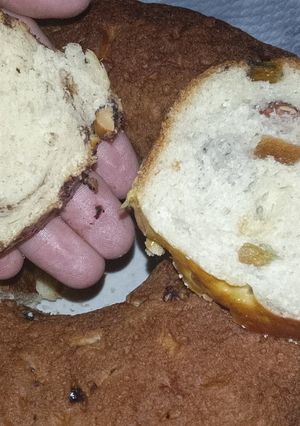 Una foto de Pan navideños