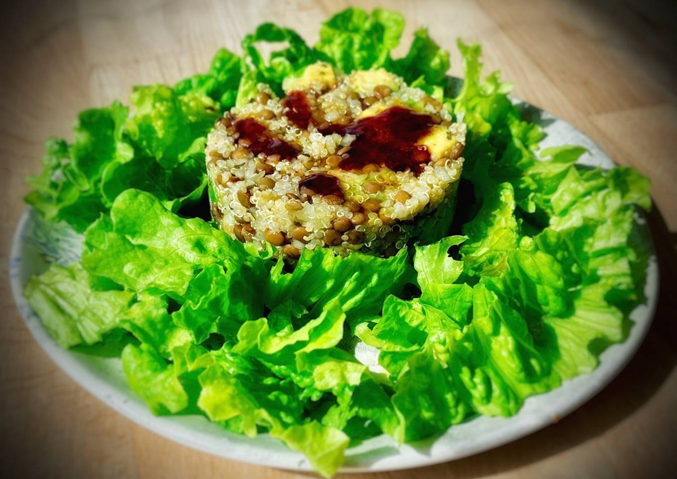 Ensalada verde de quinoa