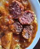 Albóndigas de carne picada y chorizo