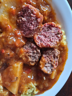 Una foto de Albóndigas de carne picada y chorizo