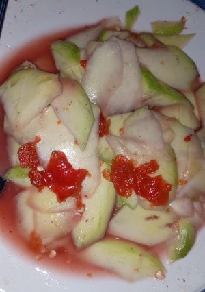 Foto resep Rujak kuah pindang