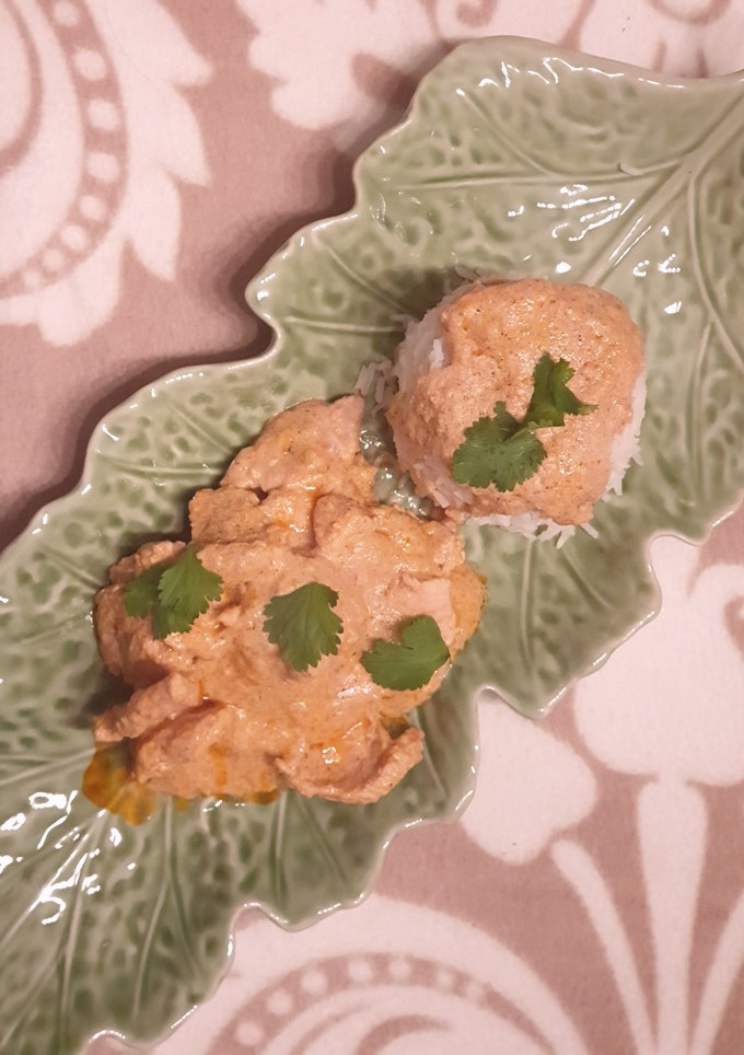 Una foto de Pavo tikka masala en Mambo