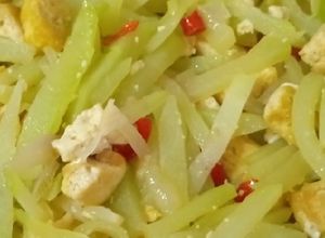 Foto resep Tumis labu siam tahu