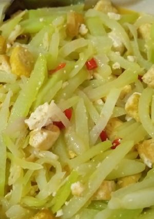 Foto resep Tumis labu siam tahu