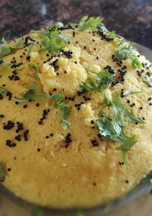 A picture of Instant Dhokla.
