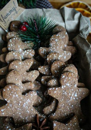 O poză a rețetei Santa Claus Cookies.