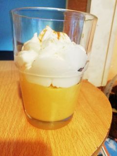 Una foto de Suspiro limeño o suspiro de limeña a mi manera.