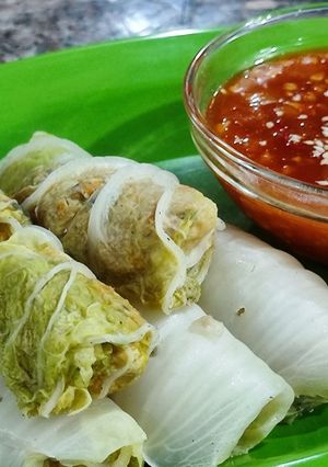 Foto resep Roll Sawi Isi Ayam Tahu