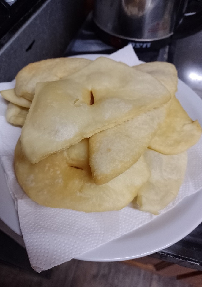 Una foto de Torta fritas con manteca (sin grasa)