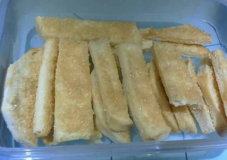 Roti tawar panggang maniez,,kriuk -kriuk