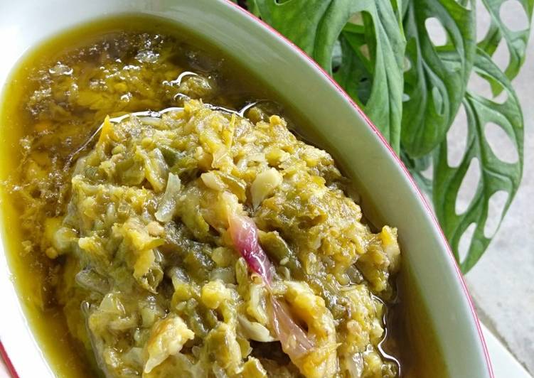 Sambal ijo ala Padang