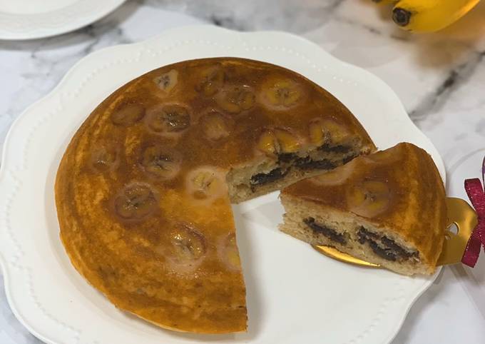 Ini dia! Bagaimana cara bikin Rice cooker Choco banana cake  sedap