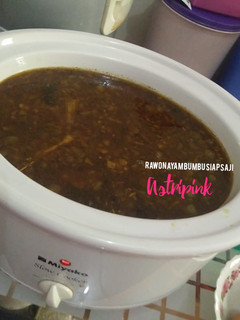 Foto resep Rawon ayam bumbu siap saji bamboo
