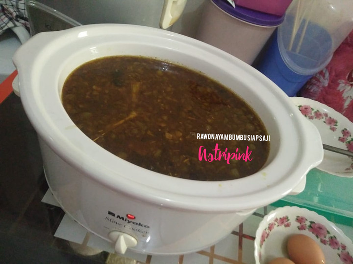 Resep Rawon ayam bumbu siap saji bamboo, Bikin Ngiler