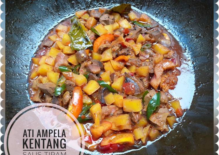 Resep Ati Ampela Kentang Saus Tiram Anti Gagal
