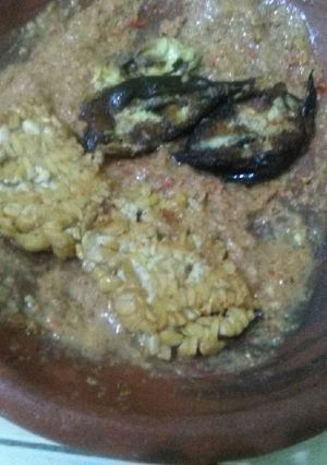 Foto resep Penyet tempe ikan manyun