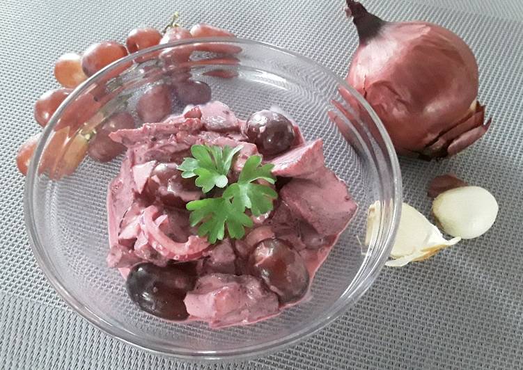 Recipe of Favorite Sig’s Beetroot, Garlic and Grape Salad