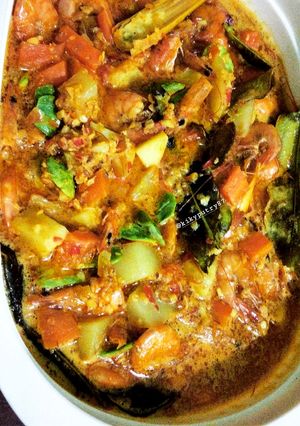 Foto resep Kare udang petai fibercream