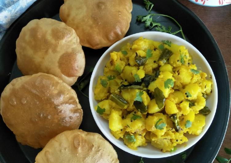 Simple Ways To Keep Your Sanity While You POORI BHAAJI (Maharashtrian Style Potato Vegetable With Poori)
